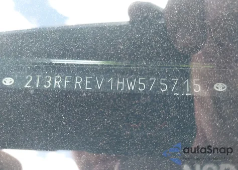 2017 Toyota Rav4 Xle from USA, damaged, VIN 2T3RFREV1HW575715